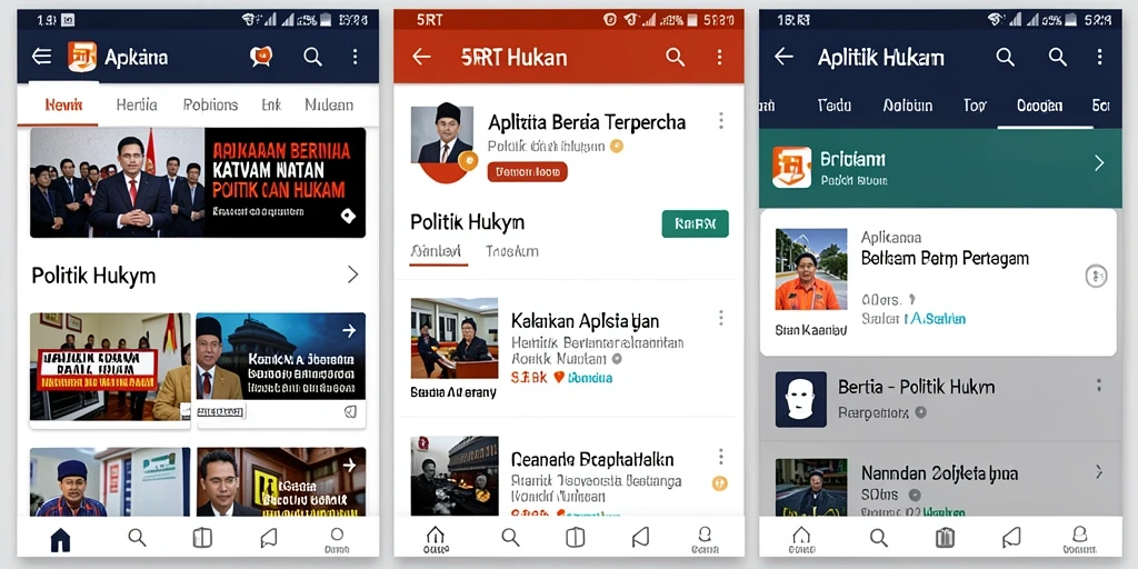 Tampilan antarmuka 5RT yang informatif tentang Politik dan Hukum.