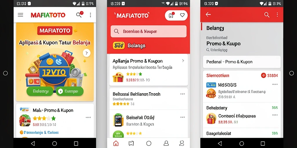 Tampilan antarmuka MAFIATOTO yang user-friendly untuk Promo & Kupon.